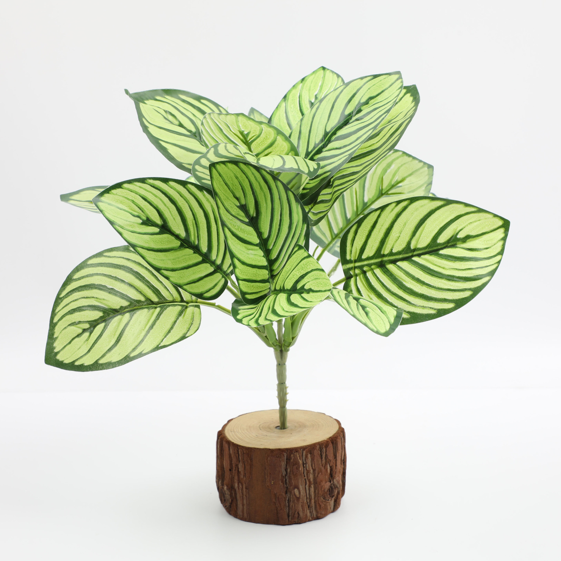 仿真植物竹芋叶 植物墙假草配材 家居装饰拍摄道具摆件仿真花批发