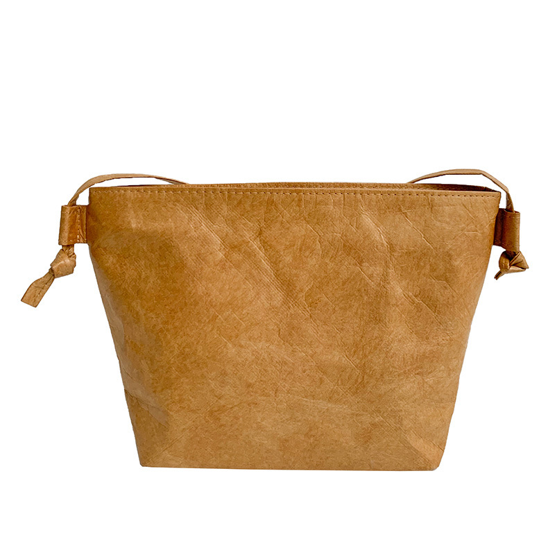 复合洗水揉纹1056d杜邦纸包包女单肩斜挎小方包加工批发印制logo