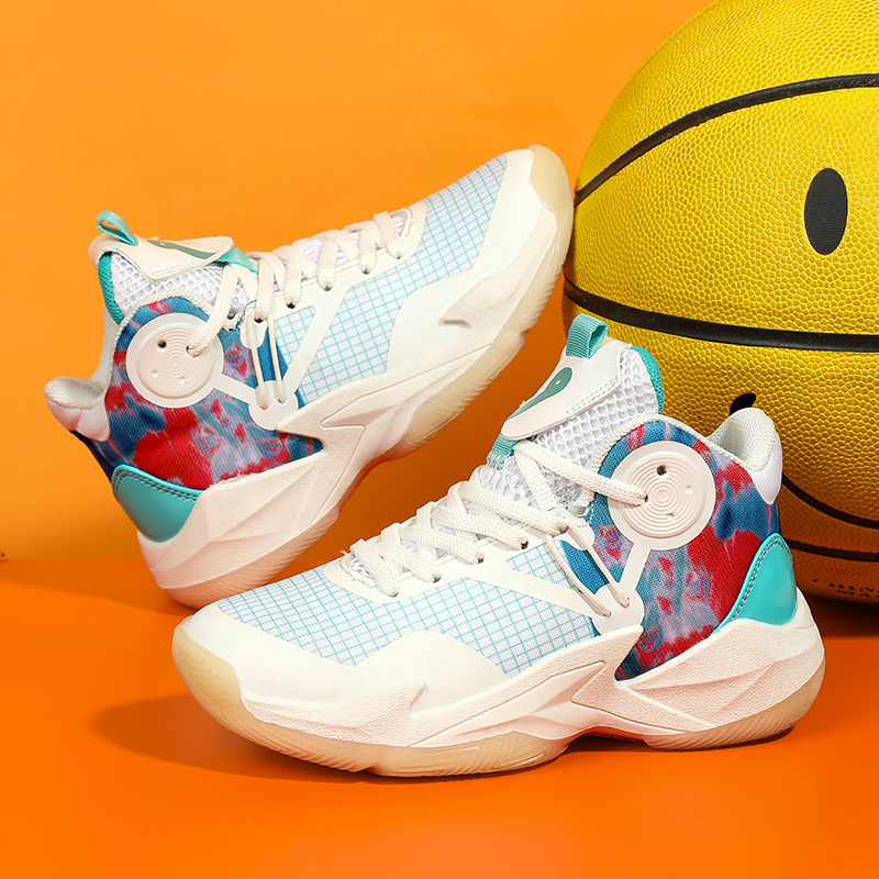 儿童音速9篮球鞋网面男童运动鞋小孩训练球鞋秋夏透气女童球鞋子
