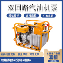 双回路汽油机泵便携有线遥控液压泵充电式HPE-700驱动泵复动式控