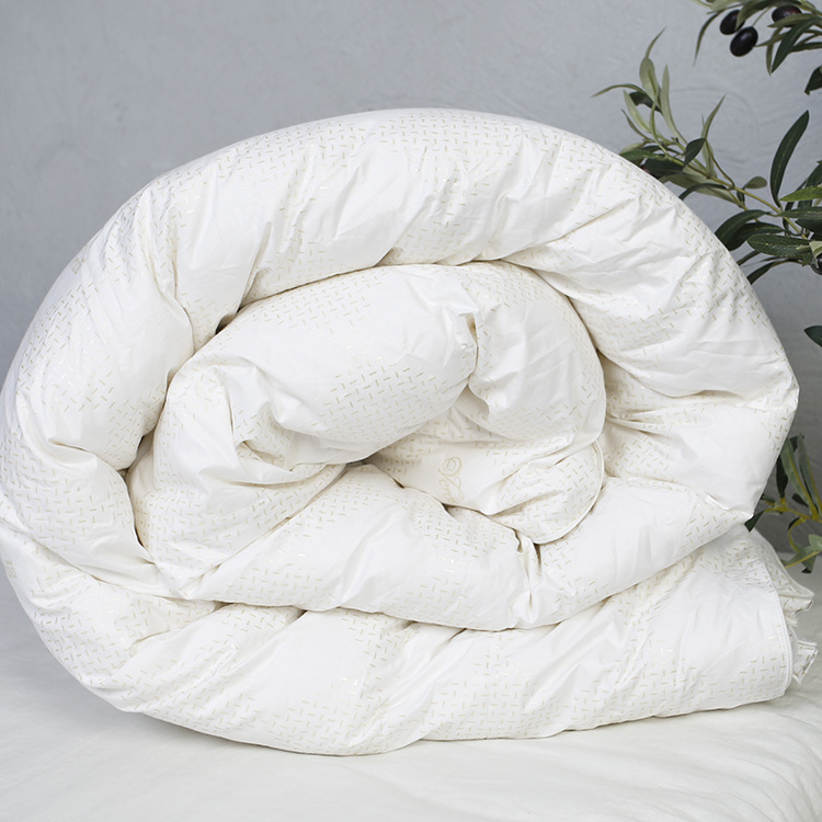 外贸出口95白鹅绒被加厚保暖秋冬单双人羽绒被芯冬被酒店被子