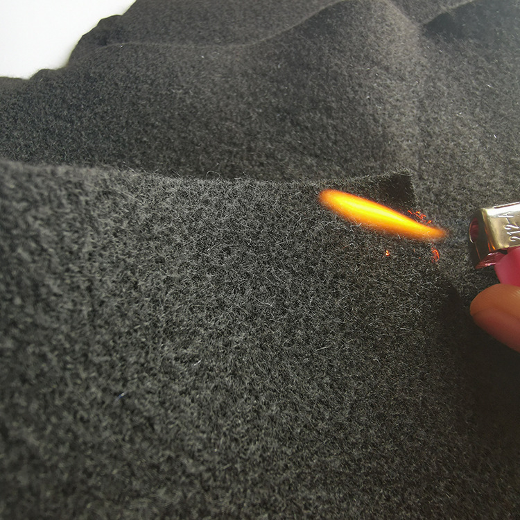 5成交0米预氧丝阻燃无纺布不熔滴毛毡座椅防火星电焊毯防火毯￥30.