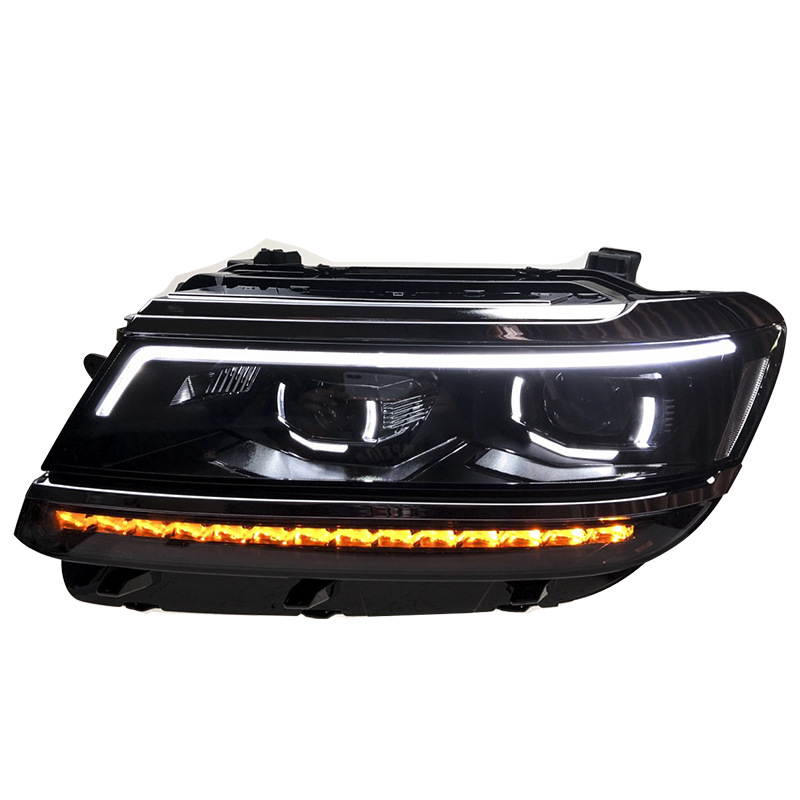专用于途观l大灯总成 17款大众新途观l改装高配氙气大灯led日激光