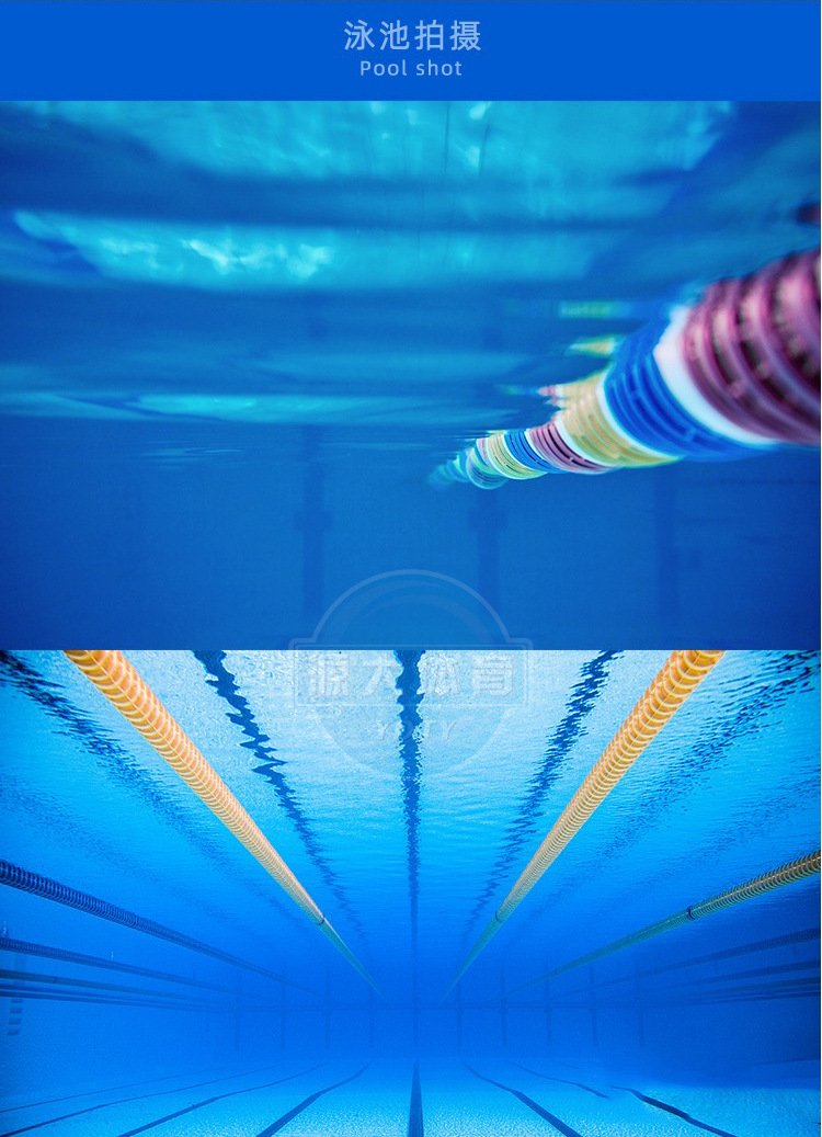 厂家直供游泳池比赛泳道线螺旋形6cm 9cm 六菱形12cm 15cm分割线