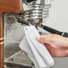 咖啡店吧台清洁布咖啡机奶泡器清洗布奶茶店毛巾玻璃清洁毛巾抹布