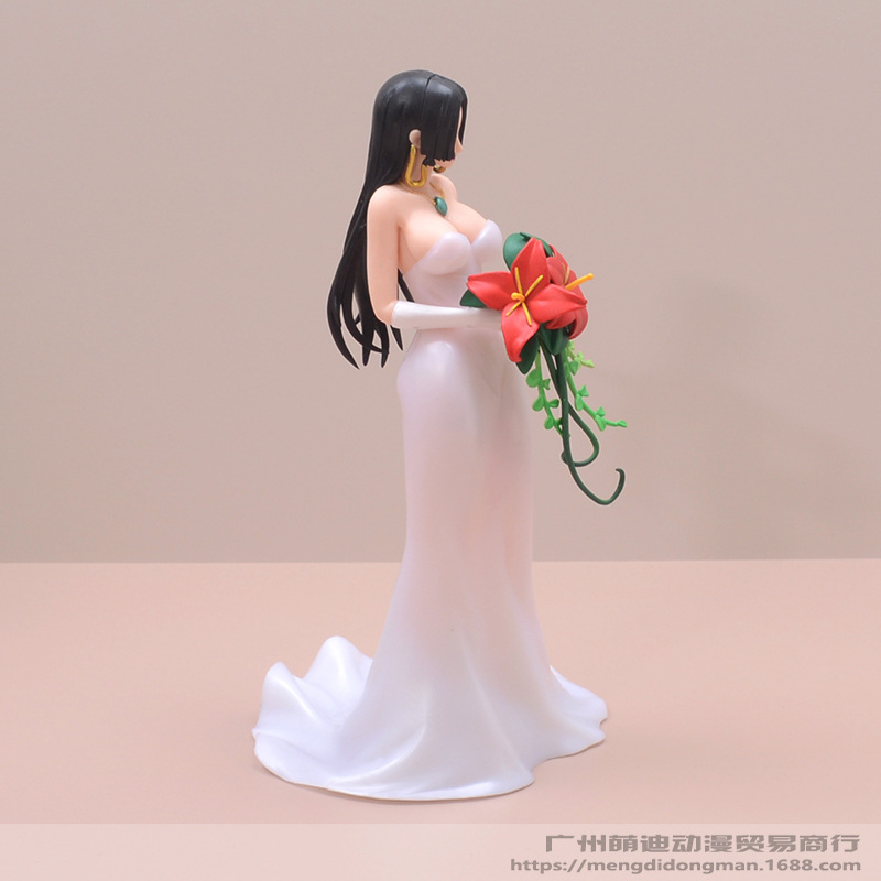 海贼航海王美女pop婚纱女帝 波雅汉库克手办模型动漫摆件公仔盒装