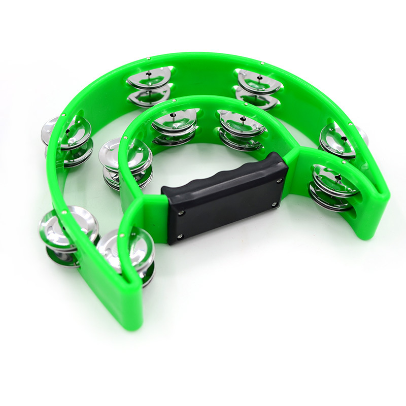 花鼓圈双排鼓圈ktv手摇铃圈奥尔夫半圆晃铃 ktv热场手摇铃