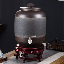 景德镇陶瓷水缸储水罐家用纯水机带龙头油缸净水缸抽水茶台茶水桶