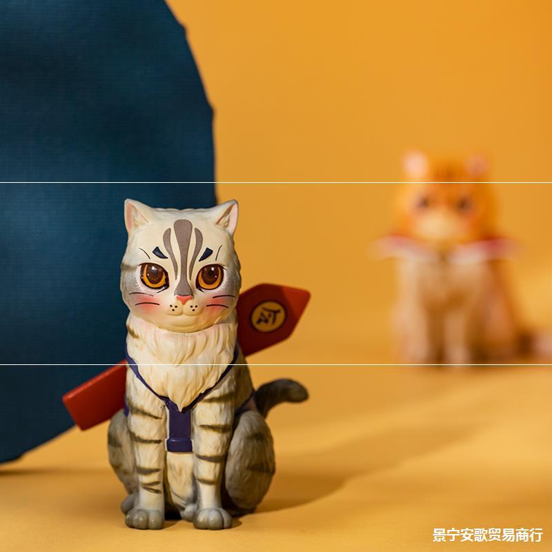 上新了故宫 御猫手办鲁班鲁达鲁花花盲盒手办男女礼物
