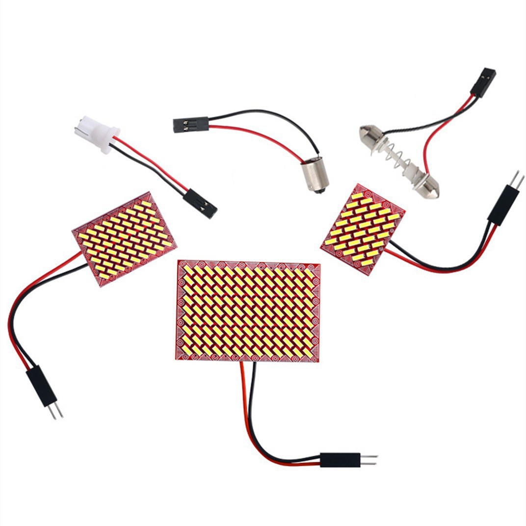 汽车led阅读灯房灯 4014 30灯 54灯 117SMD 车顶灯后备箱车厢灯