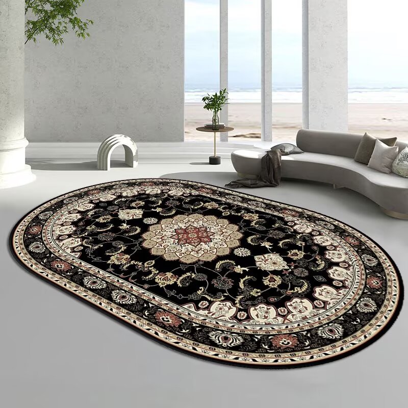 Long round Carpet Living Room Sofa and Carpet Study Coffee Table Cushion Home Room Bay Window Floor Mat Bedside Bedroom Floor Mat