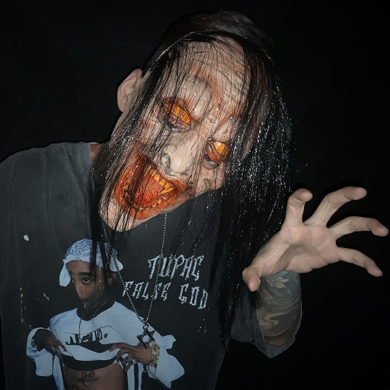 狼人杀面具狼头狼手动物头套面具万圣节化妆舞会恐怖吓人派对演出