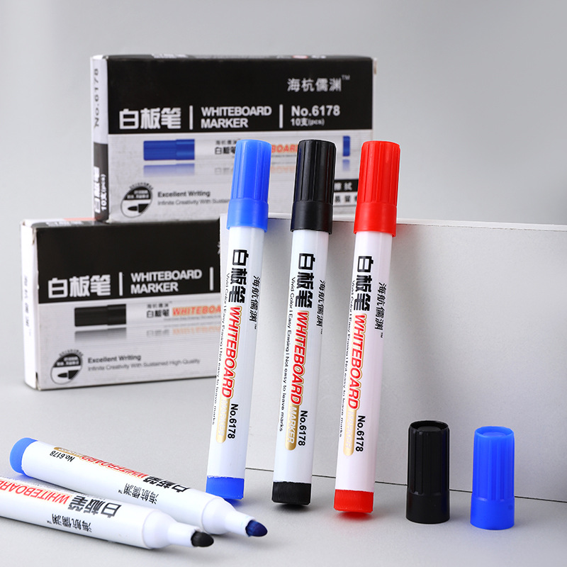 Large Capacity Whiteboard Marker Erasable Quick-Drying Water-Based Marking Pen Wholesale Children's Color Painting Brush Teacher Erasable Pen