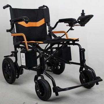 简易款老年代步车残疾人老人轮椅锂电池铅酸电池轻便电动轮椅