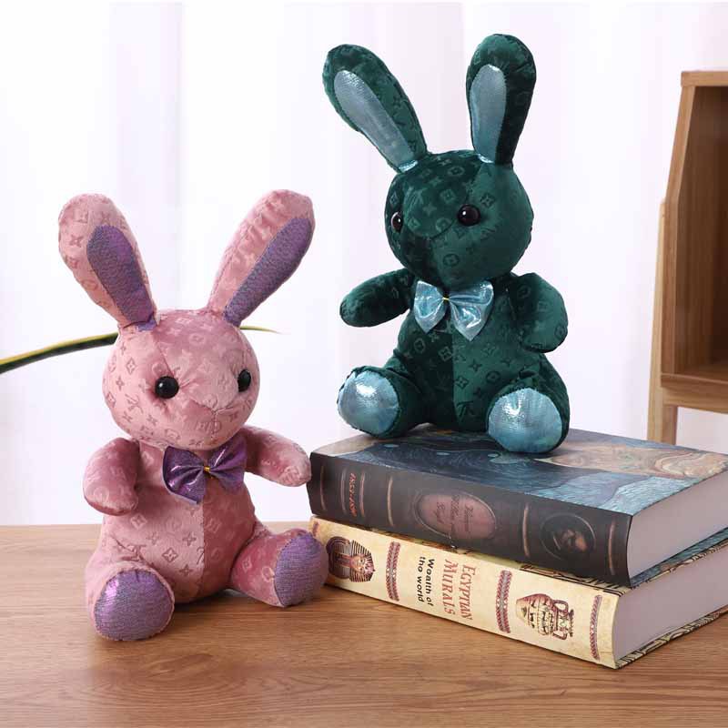 坐版兔子熊公仔毛绒玩具抱抱熊玩偶可爱兔子熊熊婚庆用品地摊批发