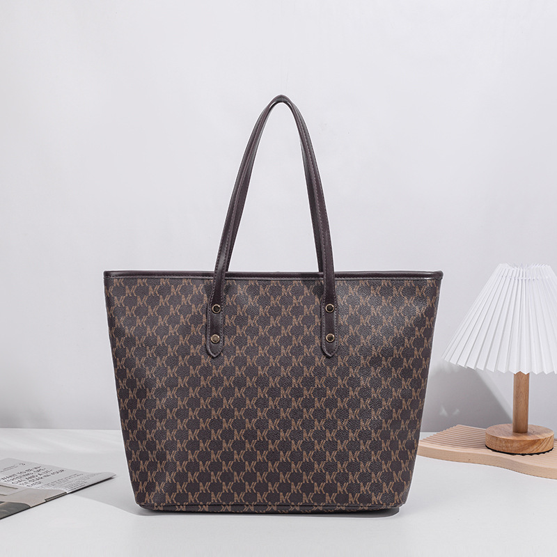 跨境批发质感通勤包包时尚女包2025新款大容量托特包百搭单肩包女