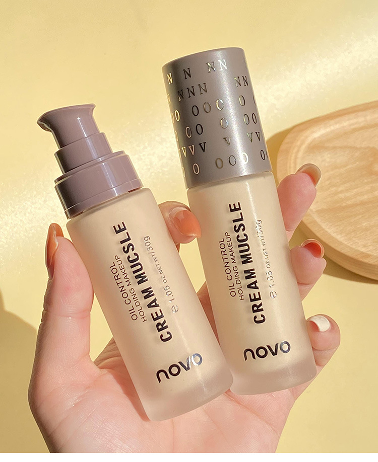 novo粉底液官方旗舰干皮油皮养肤轻薄遮瑕持久不脱妆学生平价bb霜