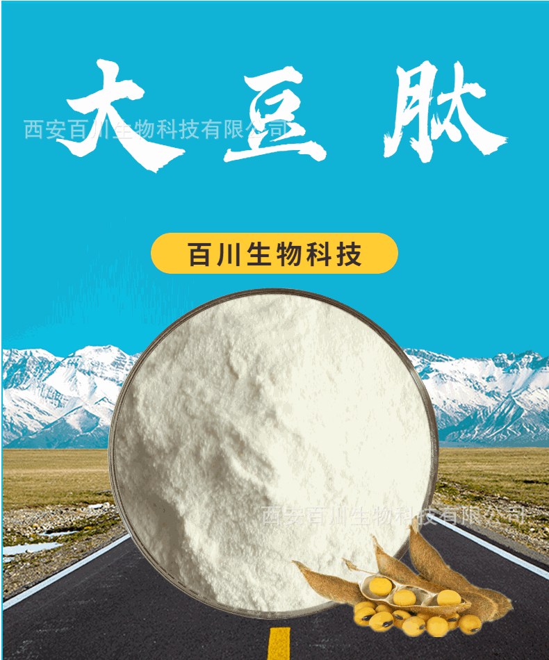 大豆肽 98% 大豆小分子肽 活性低聚肽 大豆蛋白肽  500dal 寡肽