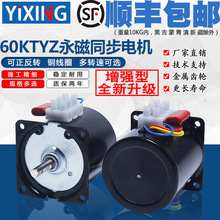 普菲德低速微型交流永磁同步电机减速马达14W/28W/220V/60/68KTYZ