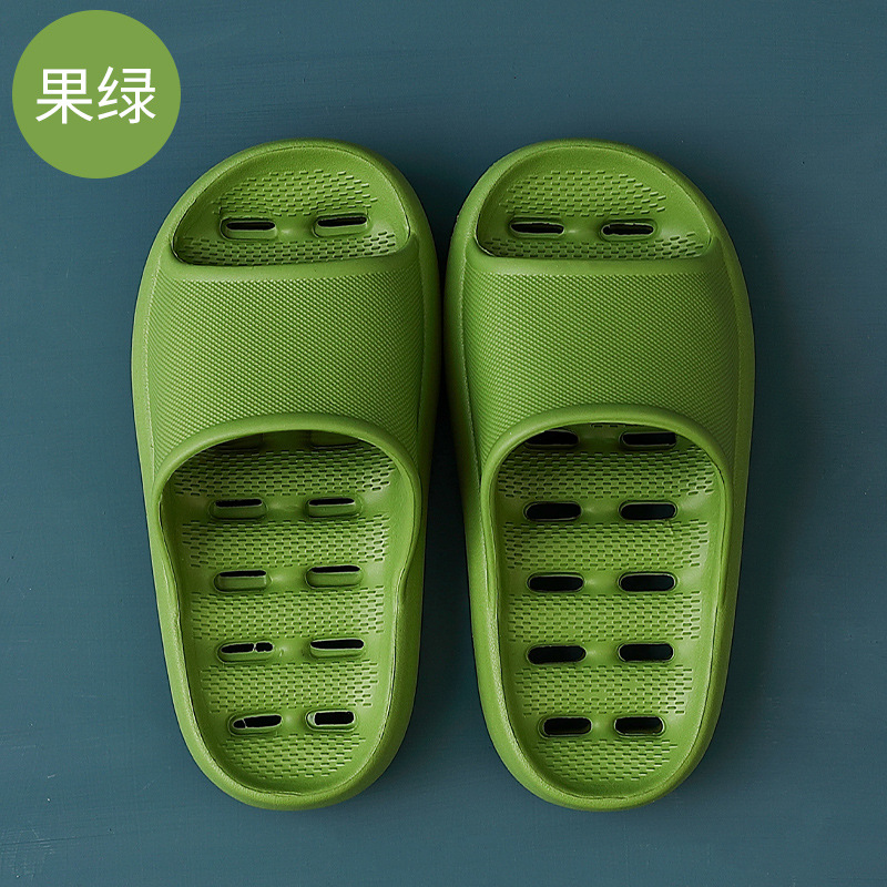 kid shoe Children's Slippers Summer Thick-Soled Bathroom Non-Slip Hollow Leaking Boys and Girls Indoor Home Breathable Sandals Wholesale