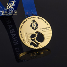 金属奖牌定制运动会荣誉挂牌烤漆马拉松跑步比赛纪念奖章奖牌定做