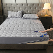 希尔顿抗菌夹棉床笠加厚单件床罩床垫保护罩防尘床单套全包防滑罩