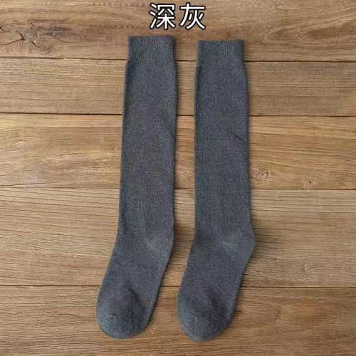 JK Uniform Calf Socks Women's Socks Ins Trendy Spring and Autumn Long Japanese Style Purified Cotton Long All-Matching Knee Length Socks