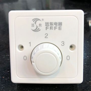 新款远东明装吊扇调速器快慢变速开关3档控制器顶扇电风扇调速器