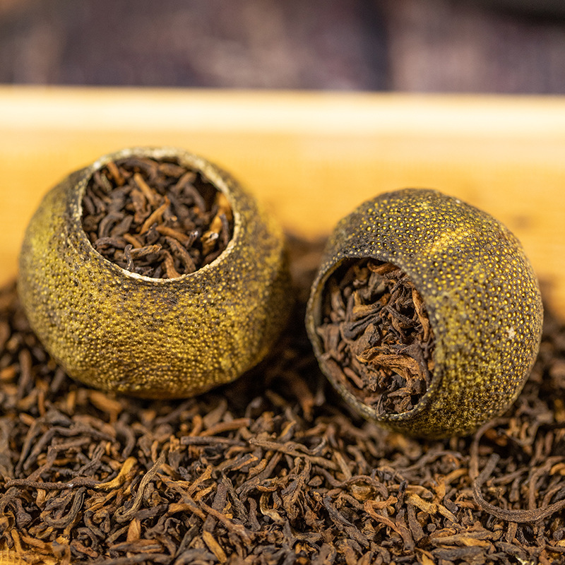 宫廷普洱老树头小青柑新会特产陈皮柑普茶正宗小青柑送礼厂家批发