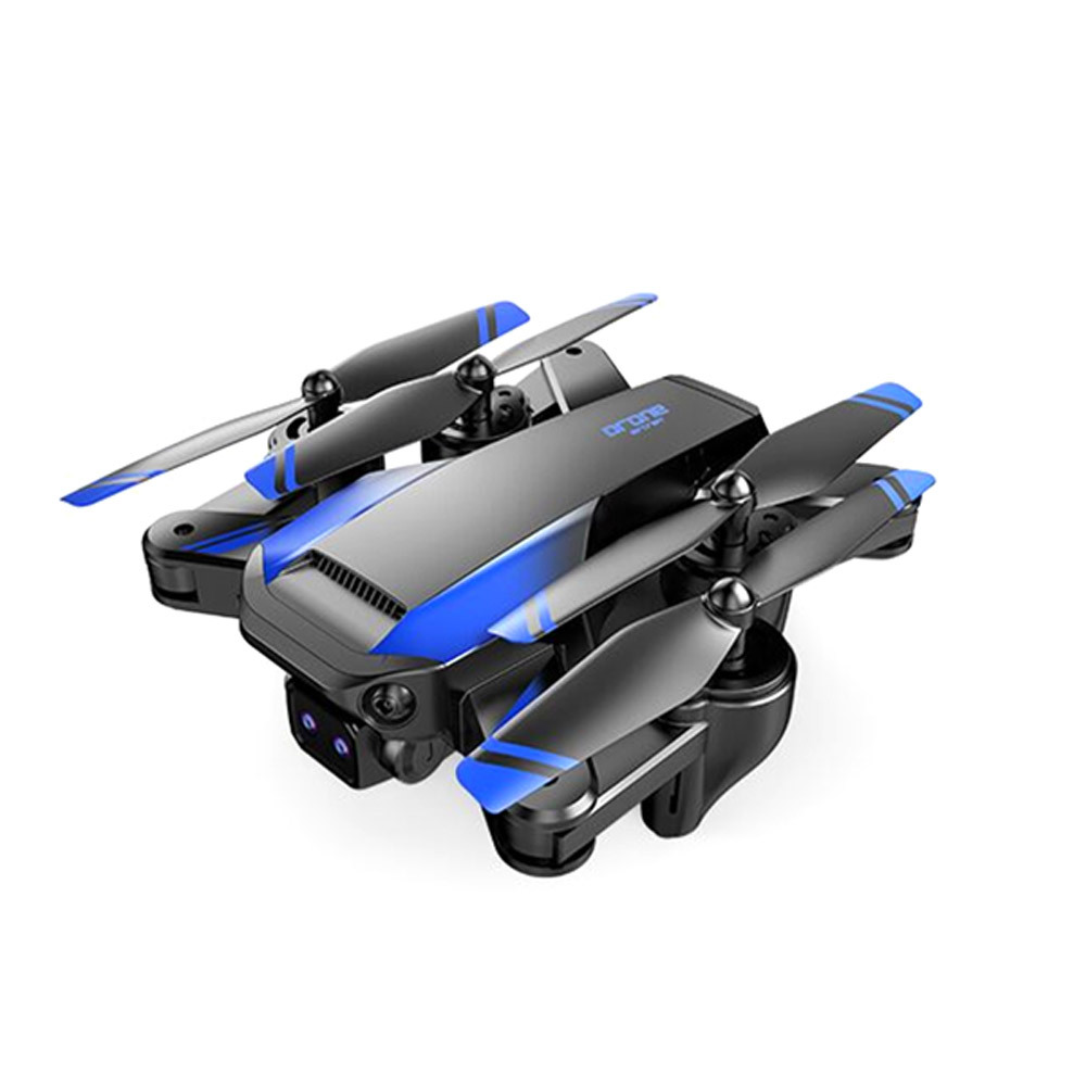 Double Lens Aerial Remote-Control Aircraft with Steering Gear Quadcopter Foldable Infrared Obstacle Avoidance Camera UAV