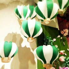 春天主题装饰热气球吊饰商场橱窗氛围布置棉花云朵挂饰幼儿园道具