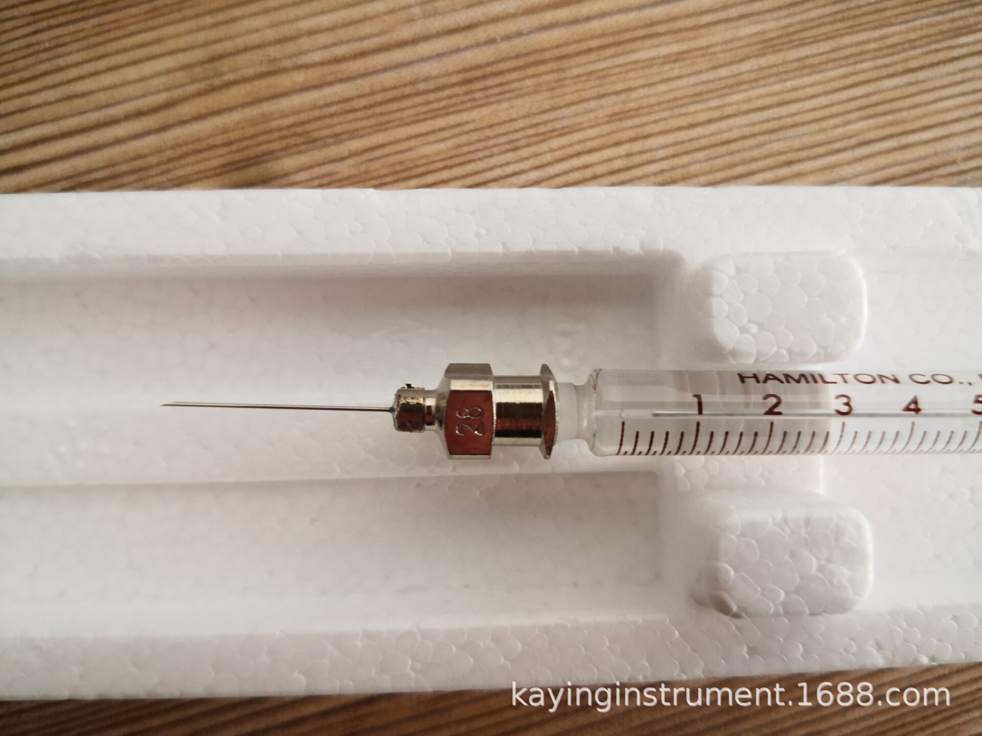 汉密尔顿全玻璃微量注射器微量进样器10ul25ul50ul100ul250ul500