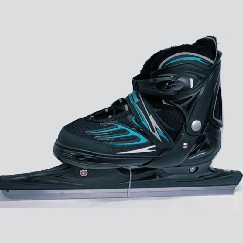 伴威可调球刀速滑冰刀鞋儿童滑冰鞋溜冰鞋冰刀初学者男女保暖冰刀