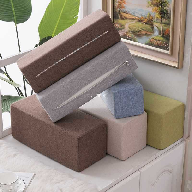 批发定 做中式红木沙发扶手枕海绵方枕圆腰枕长方形靠枕填塞床缝