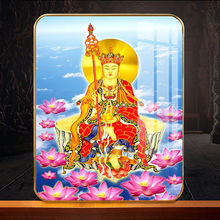 佛像画像地藏菩萨摆台相框高档水晶家用招财南无大愿地藏王菩萨像