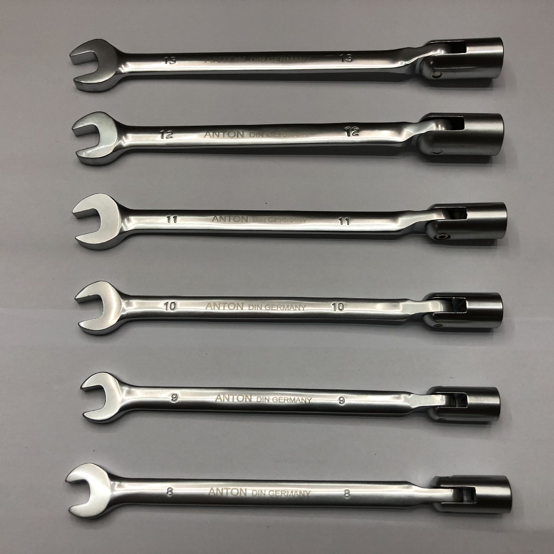 anton单头活动头套筒两用板手8-19mm 套筒开口 活动扳手 汽修工具