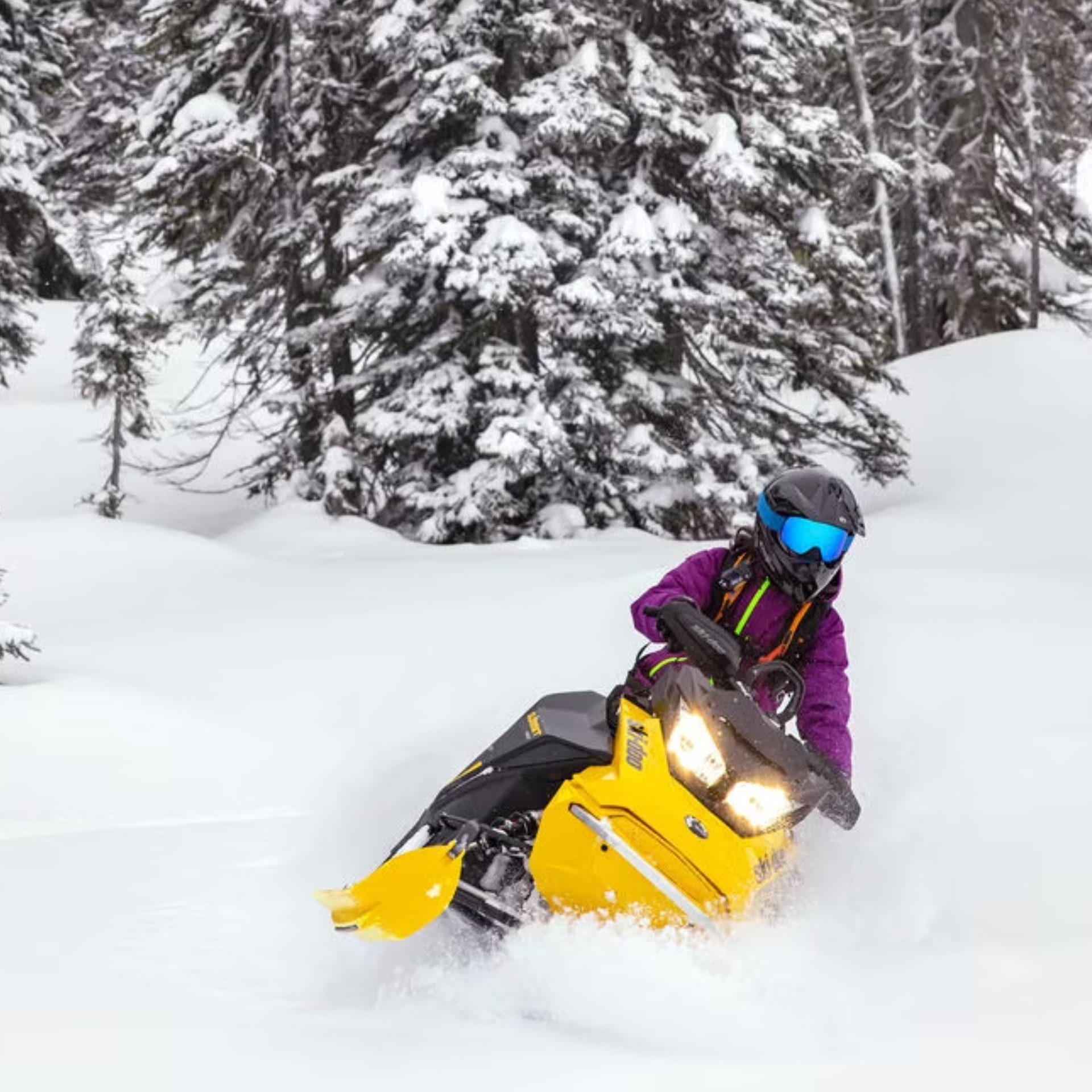 跨境出口双人单人雪地车 滑雪车 滑雪场雪地摩托车 雪橇车 爬犁
