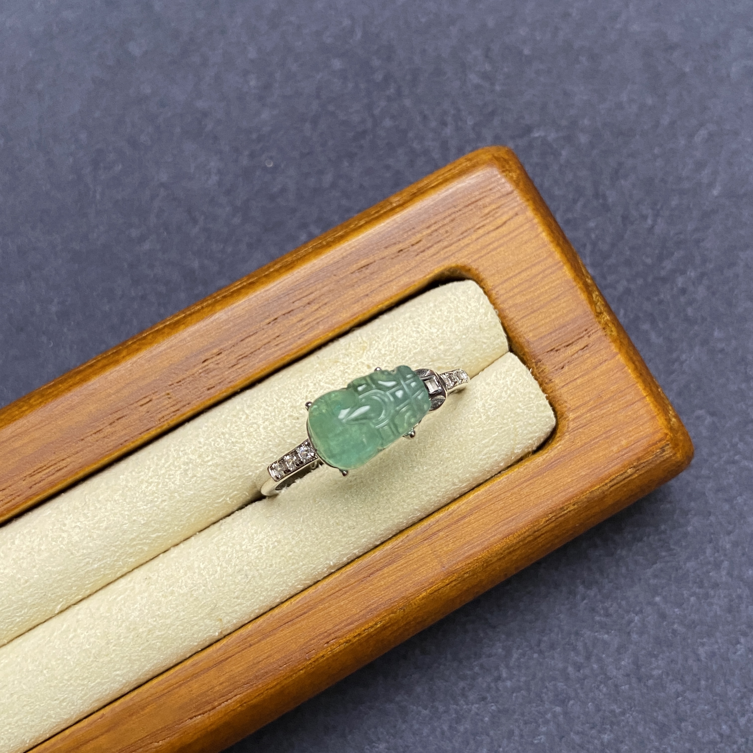 天然彩宝碧玺貔貅戒指s925纯银戒托活口可调节女戒一物一图-阿里巴巴