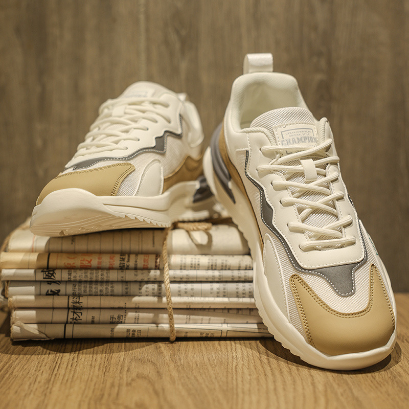 抖音快手直播同款小众日系阿甘鞋户外学生透气休闲鞋低帮跑鞋男款