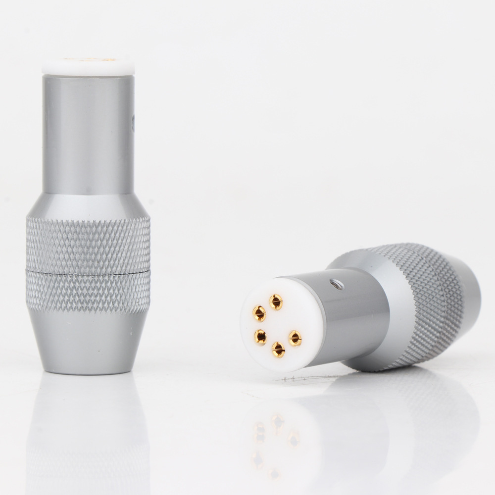 monosaudio 唱臂座头信号线黑胶lp唱机五针5芯插头插针female din