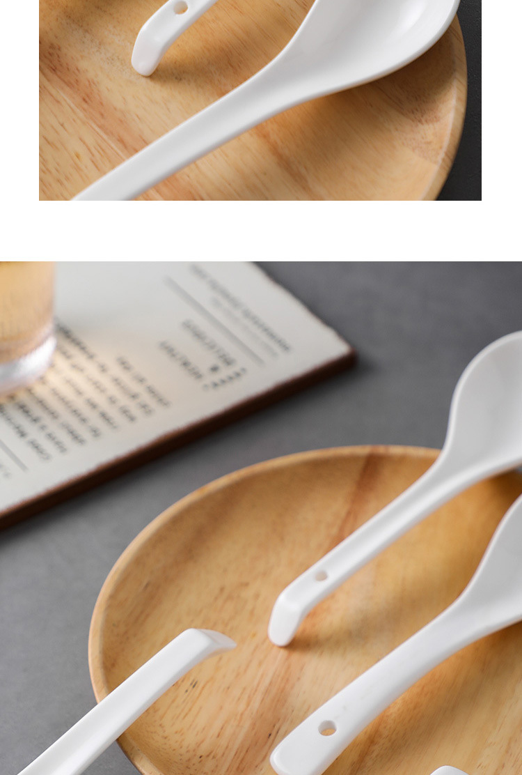 陶瓷勺子价吃饭用喝汤批发汤匙勺套装汤勺大号家用调羹勺一件代发