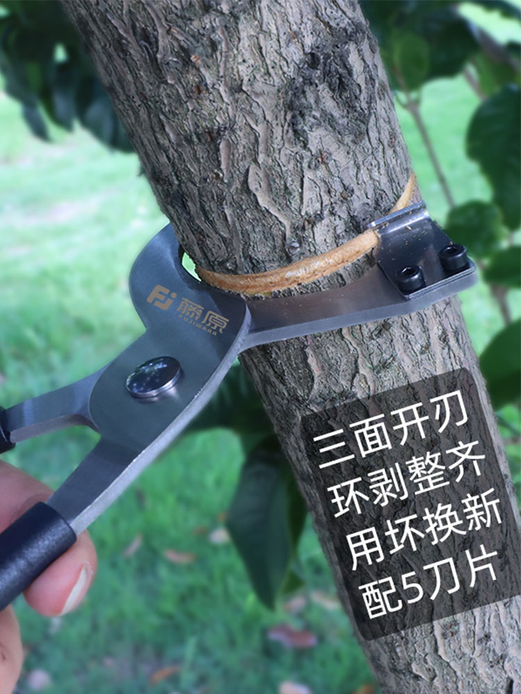 环割刀环剥剪器钳骟苹果枣树果树剥皮刀园林工具割树皮开甲刀