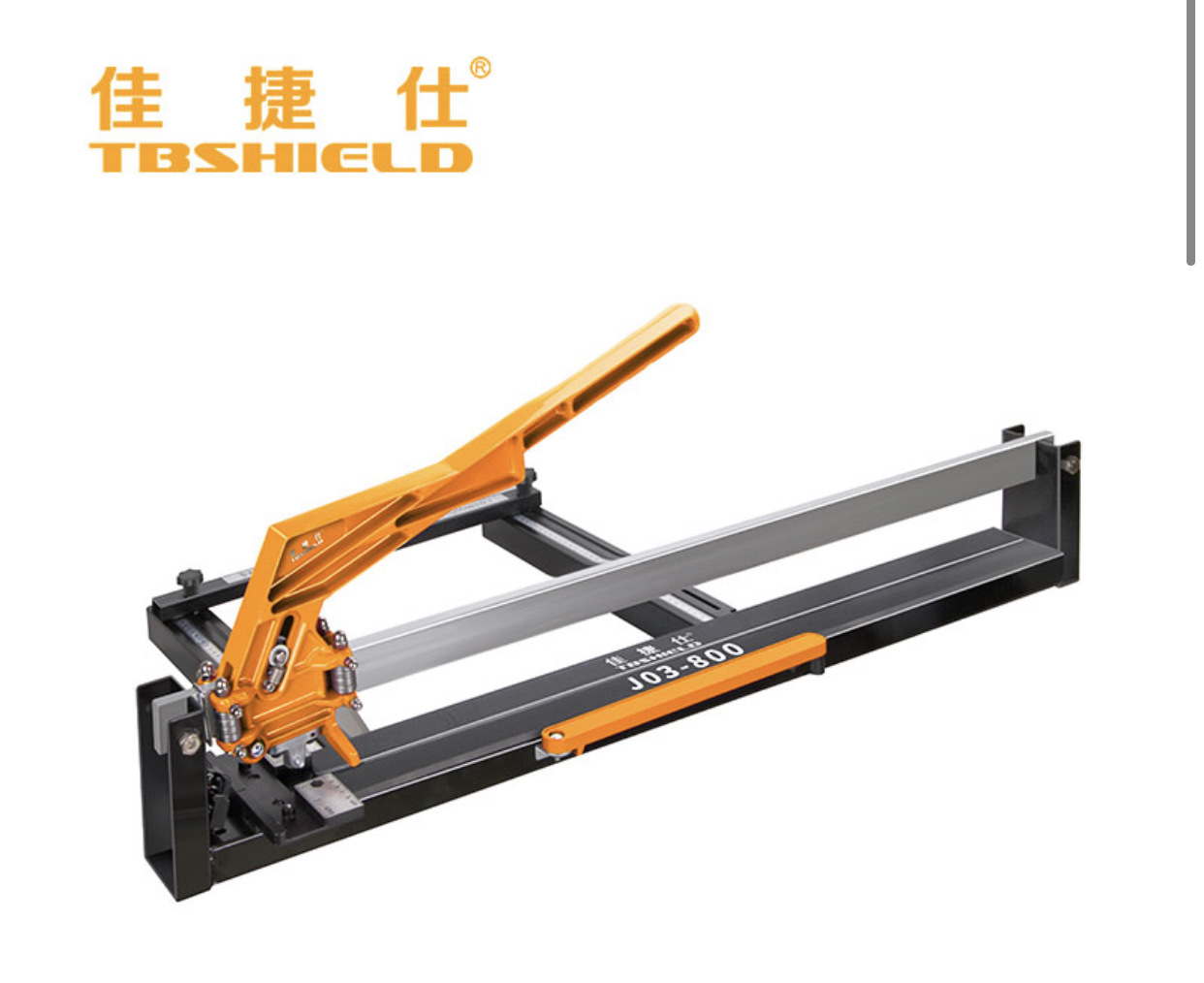 佳捷仕j03-800手动瓷砖全钢切割机 加强加长手柄地砖手推石材划刀