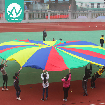 幼儿园早教亲子游戏彩虹伞降落伞儿童感统户外体育运动拓展玩具