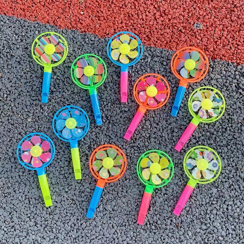 New Candy Color Whistle Windmill Color Children Supply School Season Toys Hot Wholesale Small Gifts Kindergarten