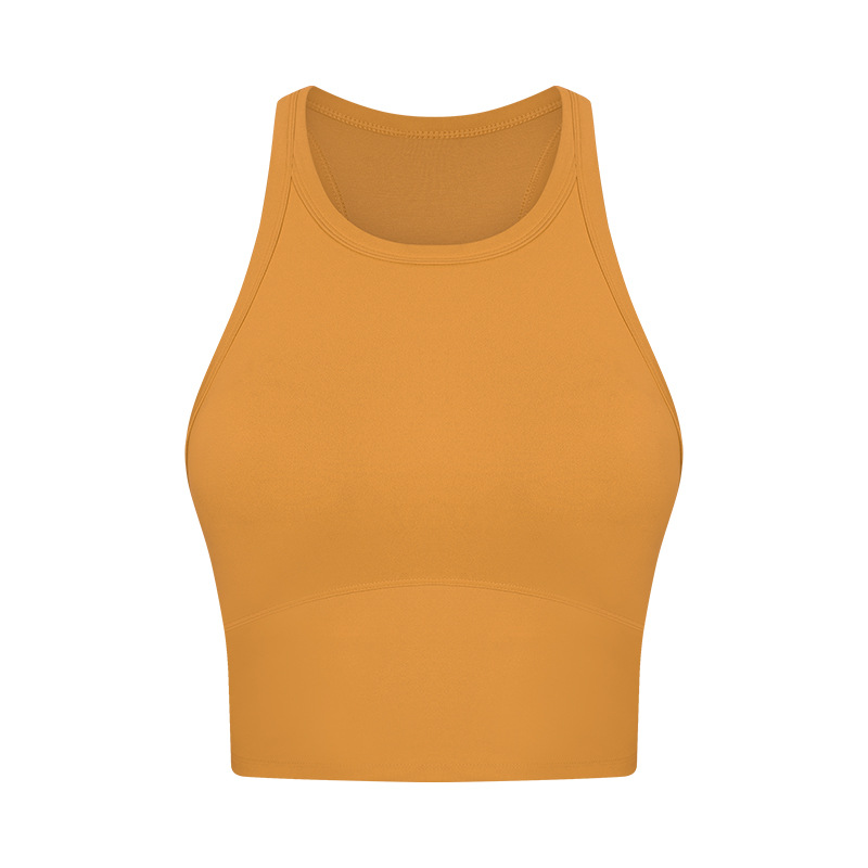 Merillat Melilite Deodorant Classic round Neck H-Shaped Beauty Back Spring and Summer Fitness Sports Yoga Vest