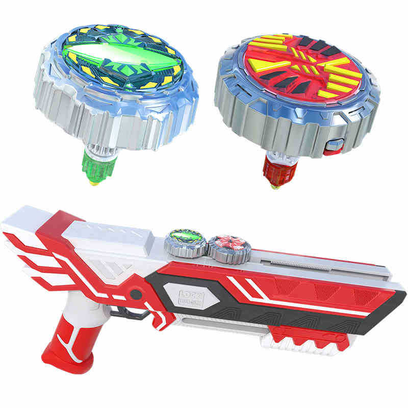 新款魔幻陀螺四4代陀螺儿童玩具双核聚能枪陀螺灵羽岩武寒星