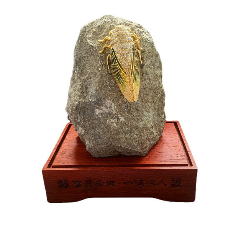 金都招远天然金矿石黄金石富贵今生一鸣惊人摆件开业送礼门面装点