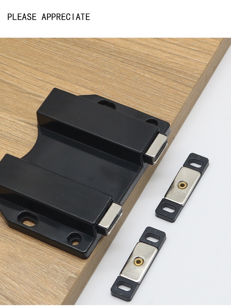 厂家柜门反弹器门碰磁碰橱柜碰强按压式弹跳双门碰玻璃门吸磁吸