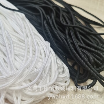 3mm包芯编织圆绳拉绳风绳绑绳抽绳现货玩具绳尼龙绳挂绳丙纶绳